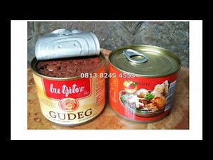 0813 8245 4553 | JUAL KEMASAN KALENG MAKANAN MINUMAN | SARDEN | KORNET | TUNA | GUDEG
