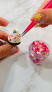 DIY Cute Cupcake Keychain🔟 #littleleeandrose #diy #diyideas #diycrafts #diykeychain | LittleLee and Rose