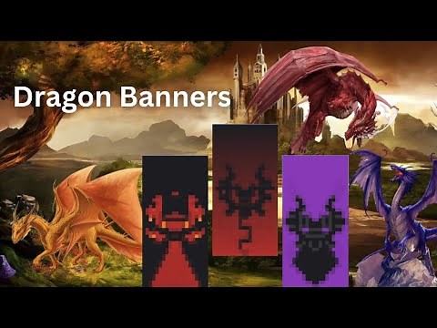 3 Cool Minecraft Dragon Banners (1.16+)