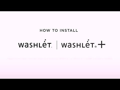 How to Install a TOTO WASHLET and WASHLET+