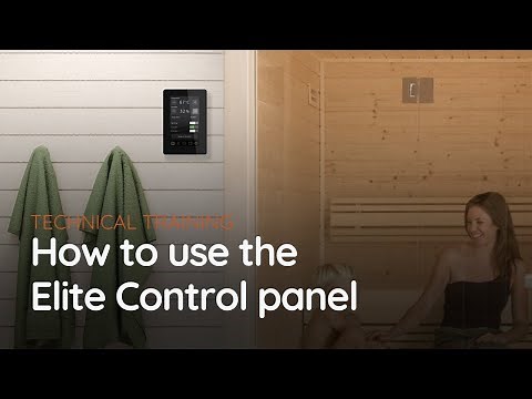How to install and use Tylö's Elite Control Panel