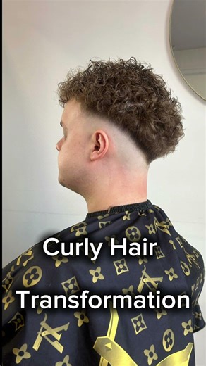 Men's Short Curly Hair Transformation 🔥