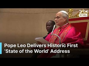 FULL SPEECH: Pope Leo Delivers First ‘State of the World’ Address to Envoys From 184 Nations | AK1G