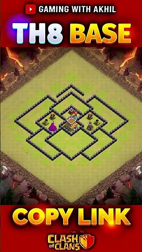 🌟 BEST TH8 WAR BASE 2025! Unbeatable Layout for Clan War Leagues 🛡️