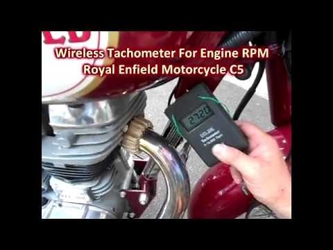 Wireless Tachometer Tech Tach For Checking Idle RPM of Motorcycle