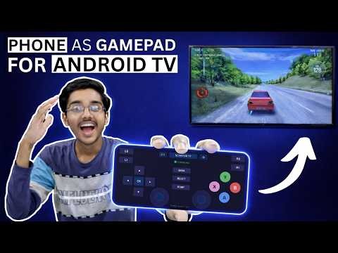 How to use Phone as Gamepad for Android TV | New App 2026