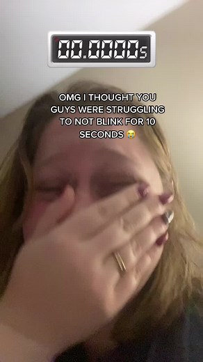 10 Second Challenge: Forgetting to Blink!