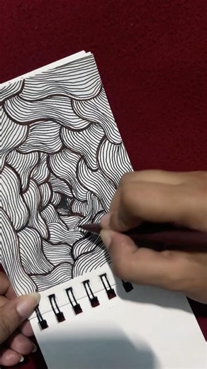 Easy zen doodle drawing tutorial #art #zentangle #satisfying #relaxing #relax #viral #shorts #trend