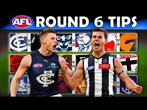 AFL 2026 Round 6 Predictions + Tips REVEALED
