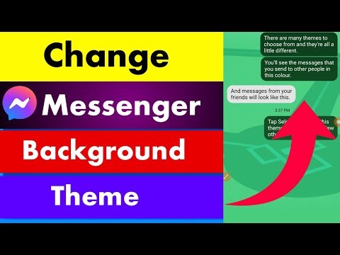 How to Change Messenger Chat Background Theme | Customize Your Messenger Look 2025