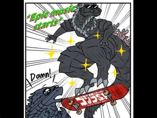 Godzilla Ultima's Ultimate Skater Moves