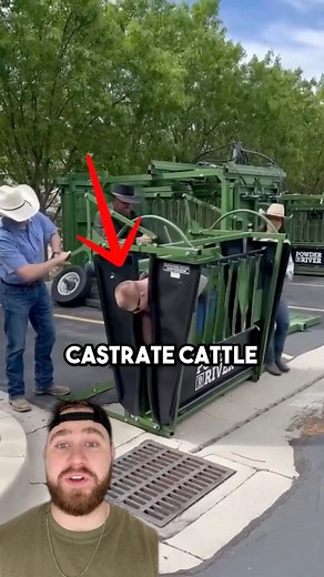 The Device Farmers Use to Castrate Cattle Safely! #fblifestyle | Davidjustinn