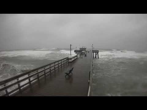10/12/2025 Margate Fishing Pier Nor'easter Stormy Timelapse at Exeter Avenue