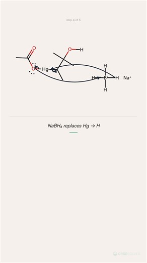 Oxymercuration in 30 Seconds. Full Mechanism. #organicchemistry #mcat #orgo