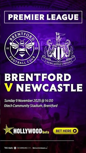 Premier League | Brentford FC vs Newcastle United | Sunday, 09 November 2025 (1)