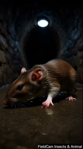 Tiny Camera on a Rat | Inside a Dark Sewer Tunnel