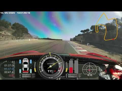 Laguna Seca in Porsche 992 GT3 RS 1:34 VBOX HD2