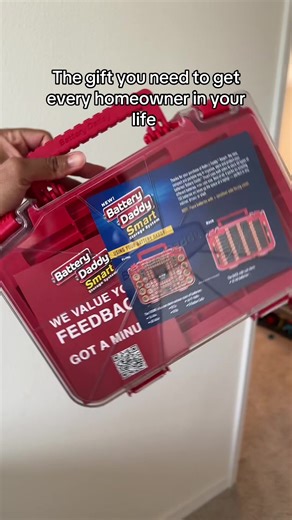 We love our battery daddy! Gone our the days of worrying if our batteries work or if we have batteries for the kids toys. All the batteries are in one place. #fyp #batterydaddy #batteries #homeowner #gift
