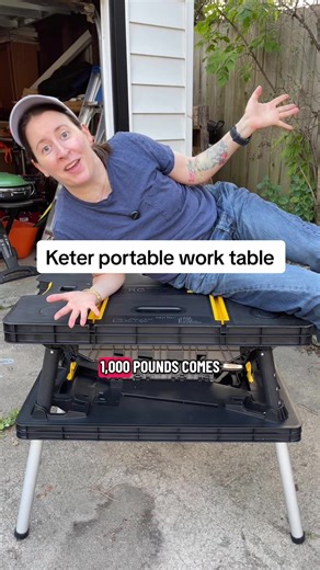 Every time I use the Keter Folding Work Table, I’m reminded why it’s such a solid buy. It’s sturdy, reliable, and folds up flat when I’m done. There’s no bulky setup or storage hassle. The built-in clamps keep materials secure whether I’m cutting, sanding, or assembling something new. It’s become one of those tools I actually look forward to using because it makes every project smoother and faster. If you’ve been thinking about upgrading your workspace, this one really earns its spot