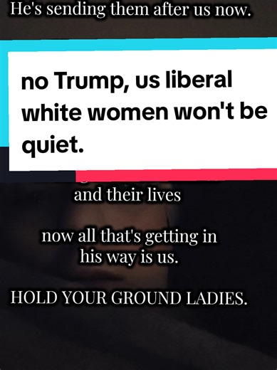 ladies, hold your ground. strap up, educate your daughters and let's send this steaming pile of orange shit to hell, where he belongs. ALL POWER TO THE PEOPLE. #liberalwhitewomen #maga #trump #unitedstates