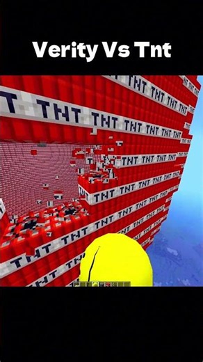 Minecraft Tnt Run...😍 Verity Vs Tnt (Wait For It...) #minecraft #shorts