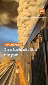 2.6M views · 6.5K reactions | #NEW: Even though the fire was quickly brought under control, smoke from the fire hit an inversion layer and spread across Flagstaff. | azfamily 3TV CBS 5 | Facebook