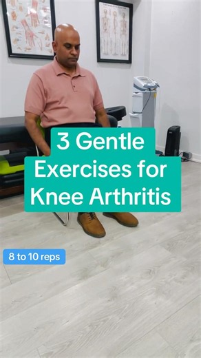 Knee arthritis exercises for pain relief