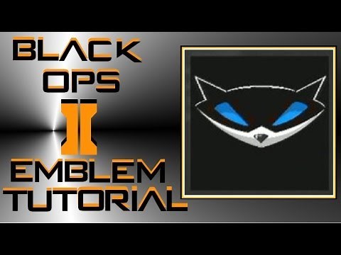 Call of Duty Black Ops 2 : Sly Cooper Logo Emblem Tutorial