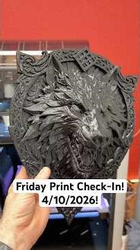 Friday Print Check-In! 4/10/2026! ‪@ElegooOfficial‬ ‪@BambuLab‬