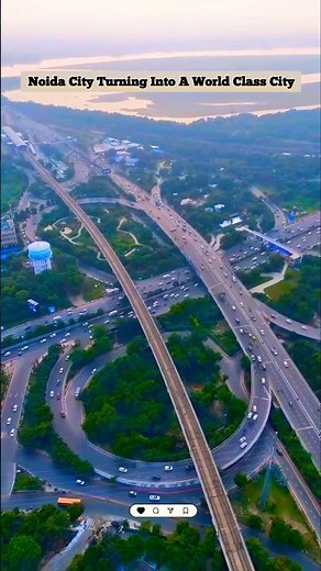 Noida City - Noida City 4K Drone View | Noida Skyline Drone View | Noida City Status #noida #shorts