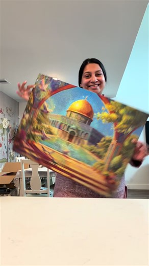 How to flip a puzzle to tape and frame!!! #puzzle #puzzletok #puzzlehack #puzzles