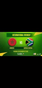MATCH DAY | �� It’s a showdown! Morocco � vs Banyana Banyana � — who’s taking the win? � Tue, 02 Dec | � 19:30 � Live on SABC Sport Channel � Stream it on sabc-plus.com | Download the app now and never miss a moment Let’s go! � #SABCSport #ItsGameOnEverywhere #BanyanaBanyana | South Africa Soccer News