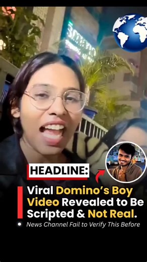 @zindagi.raahat.ha on Instagram: "In a shocking turn of events caught on camera, what was initially reported as a heartbreaking incident of public shaming has been revealed as a complete fabrication. The clip, which showed a woman in Patna mocking her former schoolmate for working as a Domino's delivery executive, sparked nationwide outrage after several news channels aired it as a real-life example of classism. Someone captured the "reveal" moments later on Instagram, where the creators-Ayushi 
