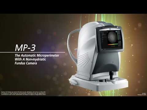 NIDEK MP-3 | Automatic Microperimeter with a Non-mydriatic Fundus Camera