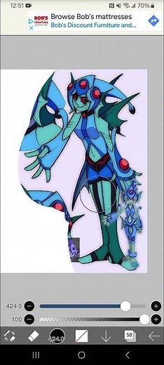 Ranamon redesign| Digimon frontier| #art #digimonfrontier