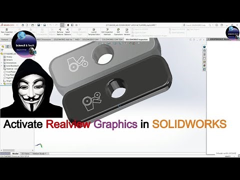 Activate real view graphics in SOLIDWORKS || step by step procedure. 2022