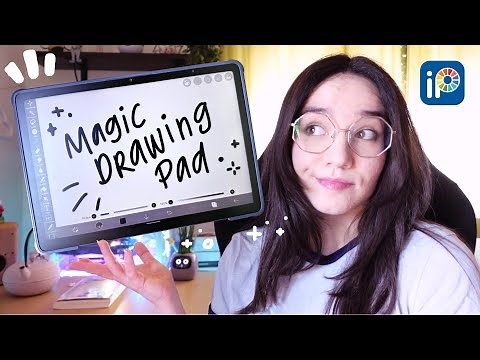 THIS DRAWING TABLET IS DIFFERENT... 🎨 XP-Pen Magic Drawing Pad Review and Trying Ibis Paint!