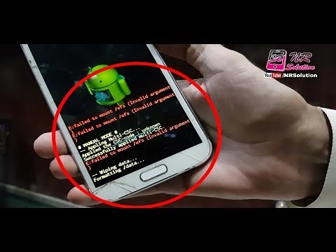 Samsung Gt-N7100 Hang Logo E:failed to mount/efs Fixed