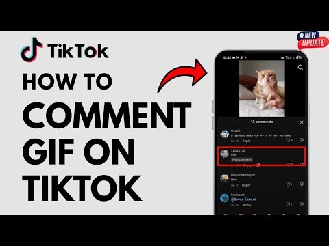 How To Comment GIF on TikTok - Full Guide