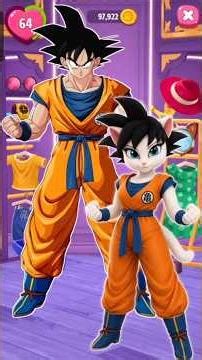 ANGELA Tried Son Goku's outfit From Dragon Ball ✨🤩 #mytalkingangela2 #ytshorts #dragonball #songoku