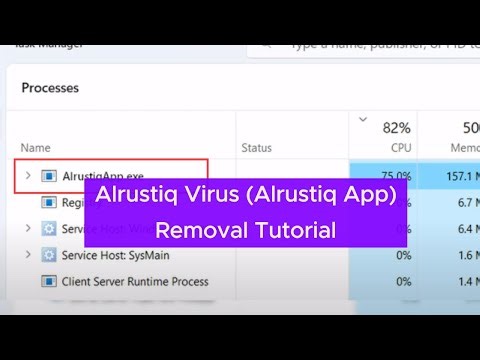 Remove Alrustiq High CPU Virus (Alrustiq App)