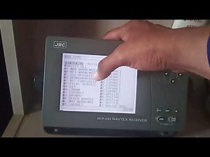 Navtex Equipment basics(JRC)
