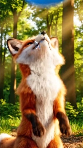 Fox Blows Up Balloon — Balloon Pops Instantly! Funny AI Short | Ease Loop