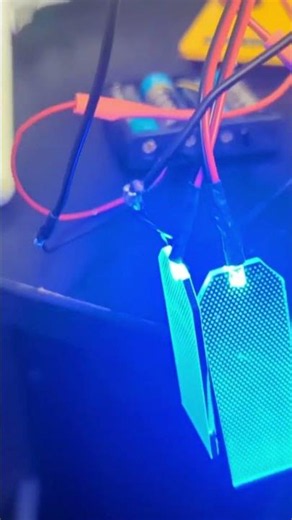 This DIY Helmet Actually Glows #tech #diy #shorts