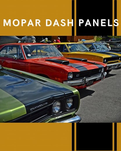 More dash options for your MOPAR. | Classic Dash