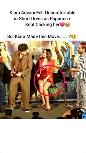 Kiara Advani Felt Uncomfortable in Short Dress as Paparazzi #inspiration#bollywood#motinaltional