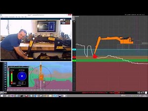 Trimble sensors with Dredgemaster Backhoe software