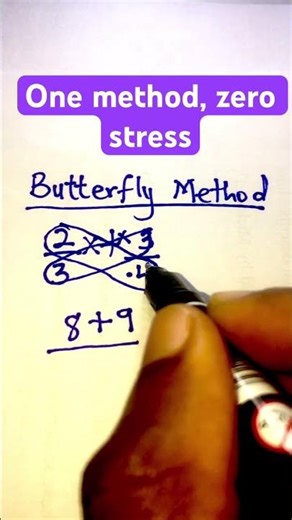 This Butterfly Method Makes Fractions EASY 🦋