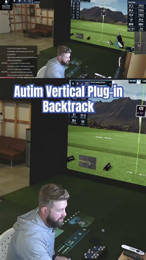 This OBS Plug-in Changes Everything… Atium Vertical + Backtrack 🔥 easy #obs #simgolf #gaming