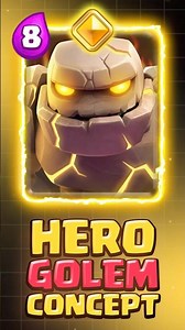 🔶HERO Golem concept #clashroyale